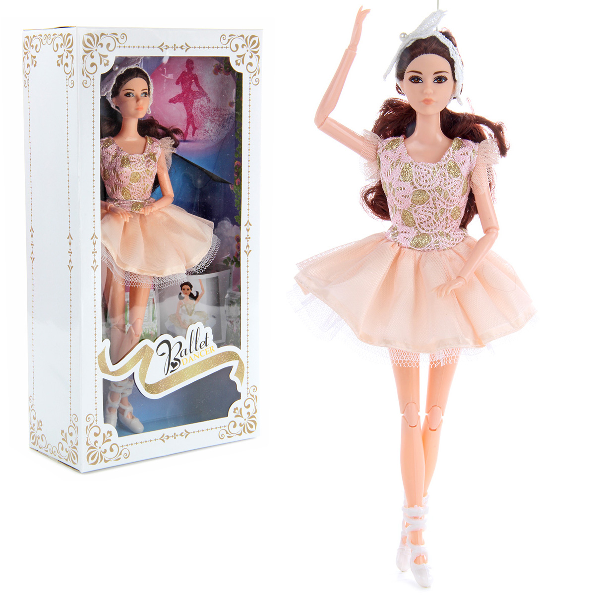 Кукла балерина на шарнирах